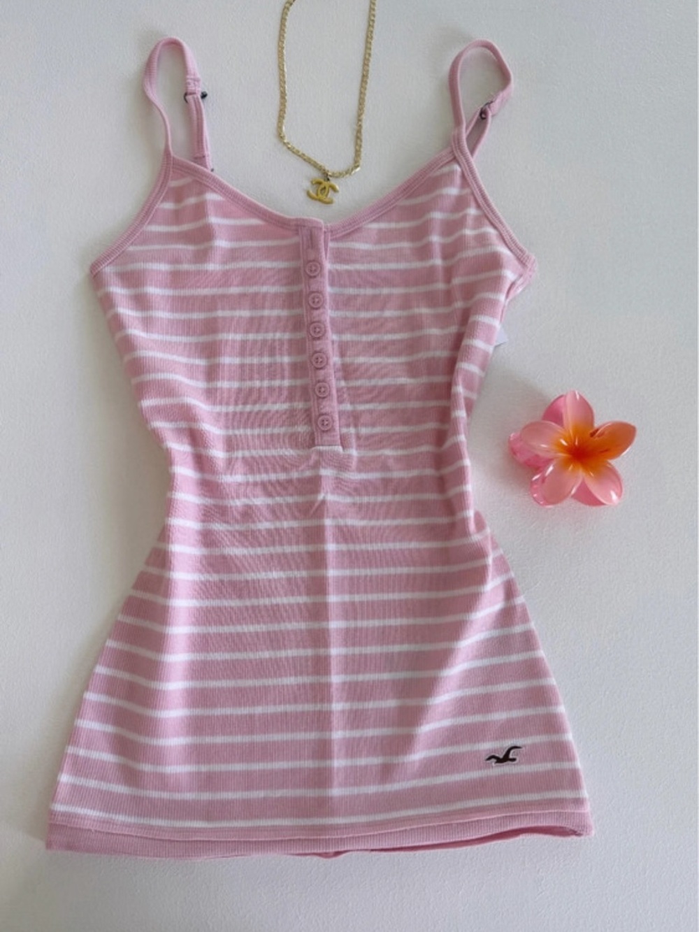 Hollister pink cami top